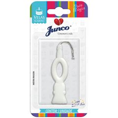 Vela Aniversario Junco N0 Branca Sm