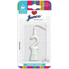 Vela Aniversario Junco N2 Branca Sm