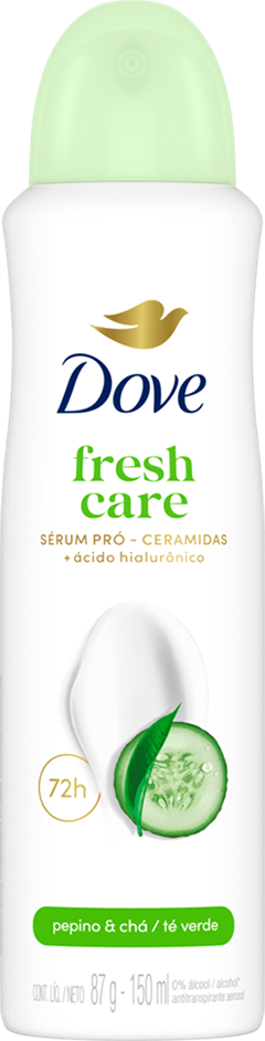 Desodorante Aerossol Dove Feminino Go Fresh Pepino Cha 150ml