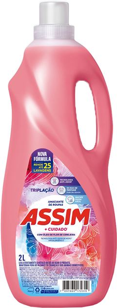 Amaciante Assim Aconchego Rosa 2lt