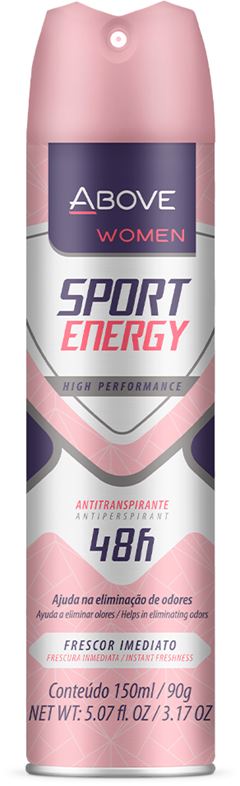 Desodorante Aerossol Above Feminino Sport 150ml