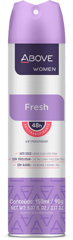 Desodorante Aerossol Above Feminino Fresh 150ml