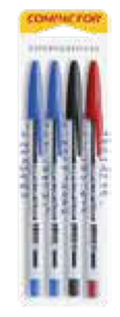 Caneta Compactor Esferografica 1.0 Azul/Preto/Vermelho Sm