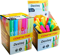 Marca Texto Compactor Cores Sortidas
