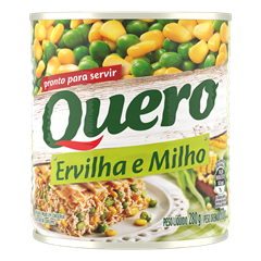 Milho E Ervilha Dueto Quero Lata 170g