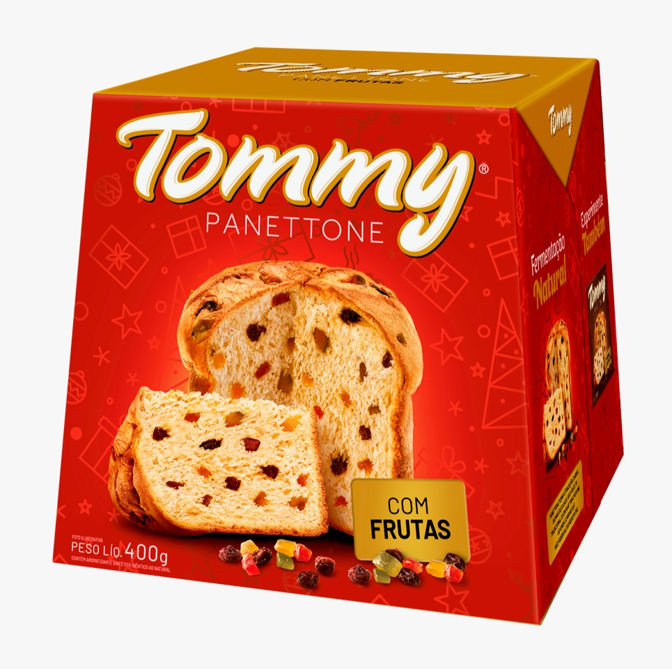 Panettone Tommy Frutas 400g