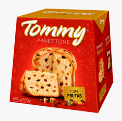 Panettone Tommy Frutas 400g