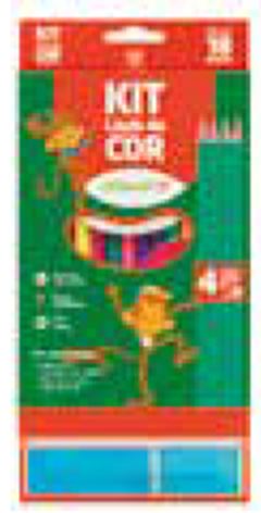 Lapis De Cor Leoleo 12 Cores + Kit Escolar