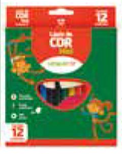 Lapis De Cor Leoleo 12 Cores Mini