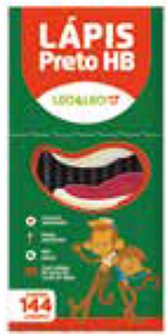 Lapis Grafite Leoleo Sextavado Hb