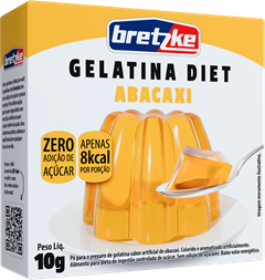 Gelatina Bretzke Diet Abacaxi 10g
