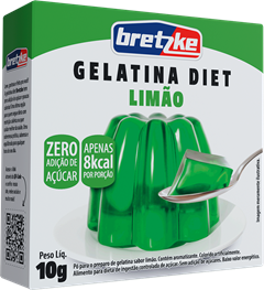 Gelatina Bretzke Diet Limao 10g