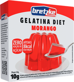 Gelatina Bretzke Diet Morango 10g