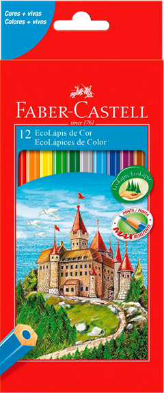 Lapis De Cor Faber Castell 12 Cores