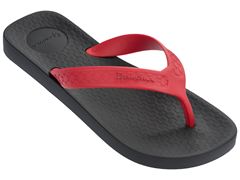 Sandalia Ipanema Anatomica Surf Masc Adulto Preto/Vermelho