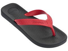 Sandalia Ipanema Anatomica Surf Masc Adulto Preto/Vermelho