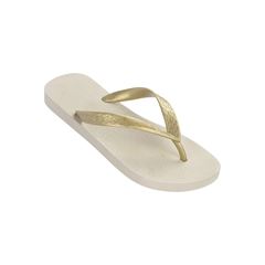 Sandalia Ipanema Classica Fem Adulto Bege/Ouro