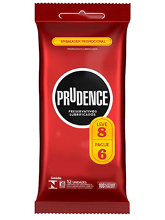 Preservativo Prudence Lubrificado Classico Lv8 Pg6