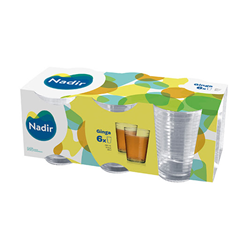 Jogo Copo De Vidro Nadir Batuque 265ml