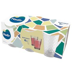 Jogo Copo De Vidro Nadir Batuque 265ml