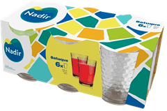 Jogo Copo De Vidro Nadir Batuque 265ml