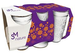 Jogo Copo De Vidro Nadir Nature 270ml