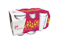 Jogo Copo De Vidro Nadir Aurora 270ml