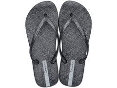 Sandalia Ipanema Glitter Fem Adulto Preto/Preto