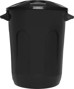 Cesto Plastico Jaguar Eco Nature Preto 93l
