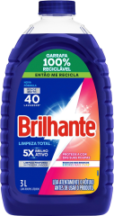 Sabao Liquido Brilhante Limpeza Total 3l