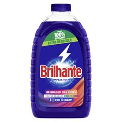 Sabao Liquido Brilhante Limpeza Total 3l