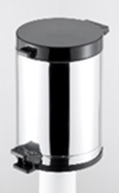 Lixeira Inox Viel Com Pedal E Tampa 4,5l