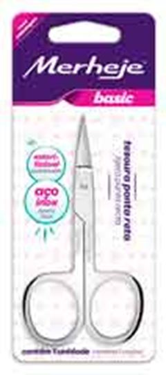 Tesoura De Unha Merheje Inox Reta Sm
