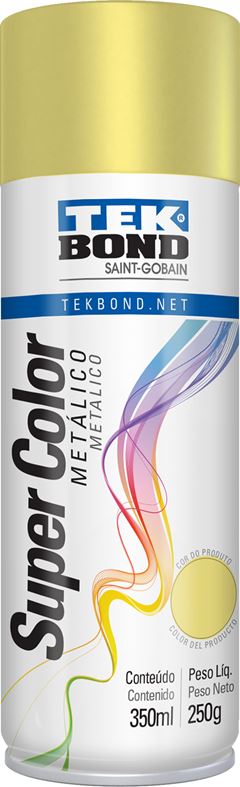 Tinta Spray Tekbond Dourado 350ml