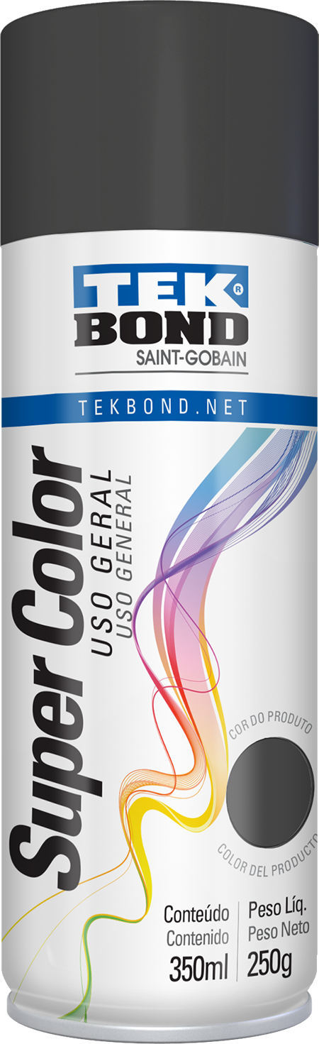 Tinta Spray Tekbond Grafite 350ml