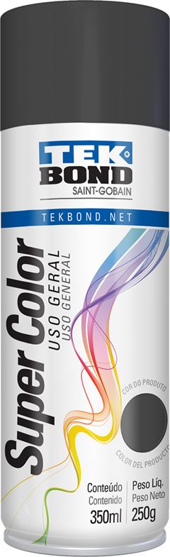 Tinta Spray Tekbond Grafite 350ml