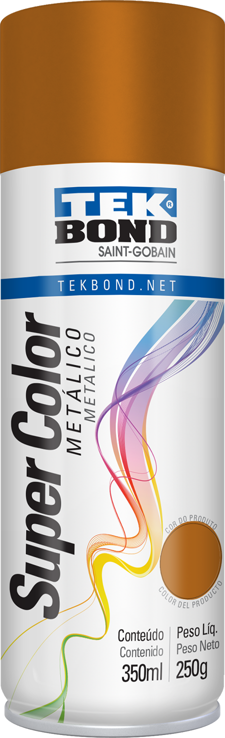 Tinta Spray Tekbond Cobre Metal 350ml