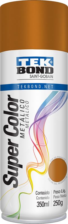 Tinta Spray Tekbond Cobre Metal 350ml