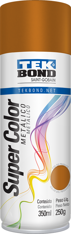 Tinta Spray Tekbond Cobre Metal 350ml