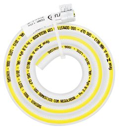 Mangueira Gas Vinigas Nbr Com Abracadeira 1,25m