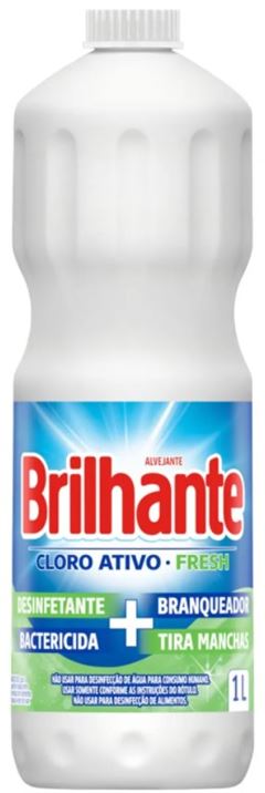 Alvejante Brilhante Lavandina Fresh 1l