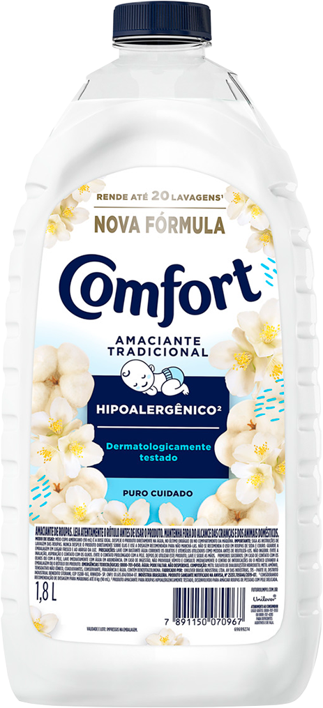 Amaciante Comfort Puro Cuidado 1,8l
