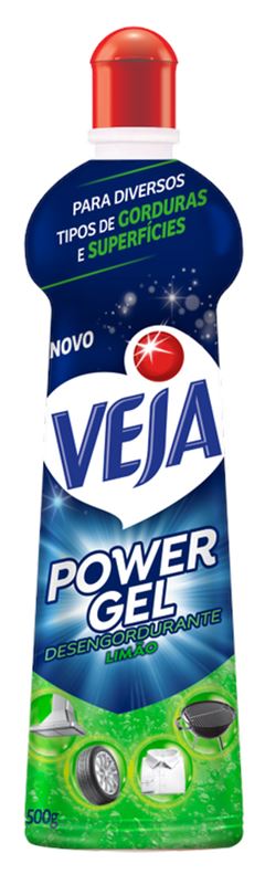 Limpador Veja Desengodurante Power Gel Limao 500ml