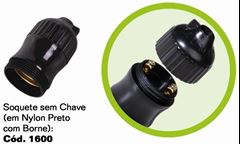 Soquete Ilumi Sem Chave 2a Preto 250v