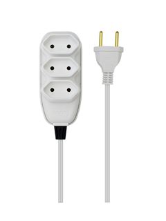 Extensao Eletrica Ilumi 250v 3 Tomadas 2 Pinos 10a 5m