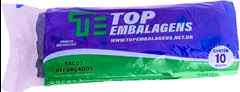 Saco De Lixo Top Embalagem Preta Rolo 12x40x15l