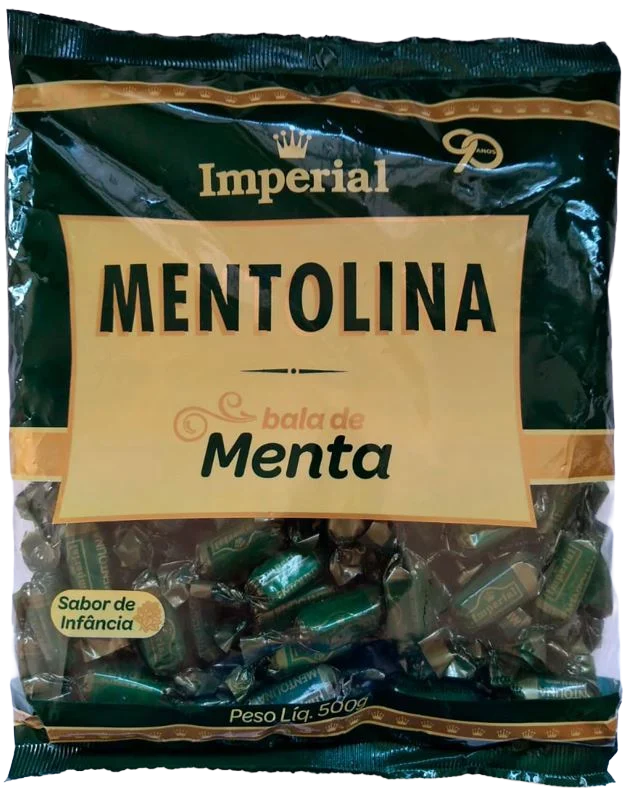 Bala Mentolina Dura 500g