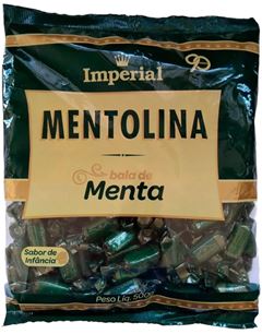 Bala Mentolina Dura 500g