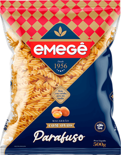 Macarrao Emege Parafuso Ovos 500g