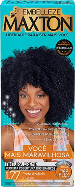 Tintura Maxton 1.77 Preto Azulado Intenso
